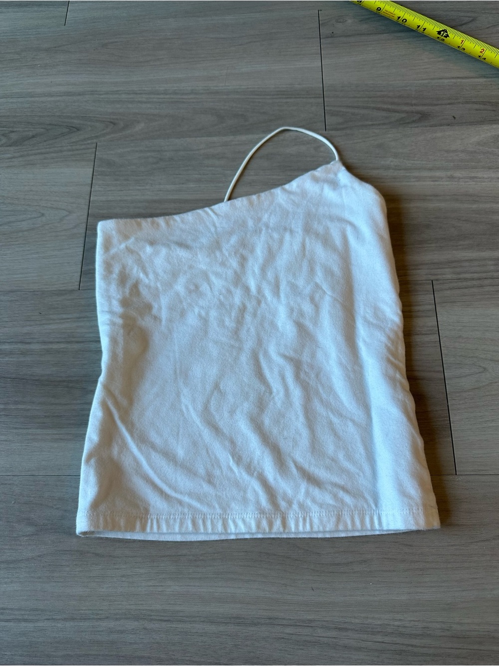 American Eagle Outfitters White One-Shoulder Cami Tank Top XS